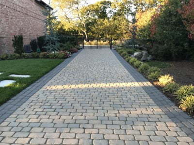 Reading Paving Contractors Laying Cobblestones in Reading