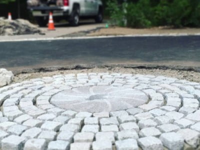 Reading Paving Contractors Laying Cobblestones in Reading